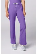 Achieve CK00071 Women's Flared Leg Scrub Pants Lilac Bloom
