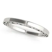 Filgiree Inset Wedding Band