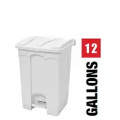 CRUSADER Step-On Trash Can - 12 Gal.