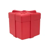 NEW! Gift Box Durable Rubber Chew Toy & Treat Dispenser