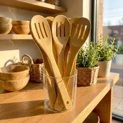 Bamboo Slotted Spoon