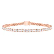 Diamond & Gold Line Bracelet
