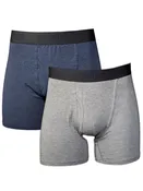Bamboo Boxer Briefs 2-PK (Hthr)