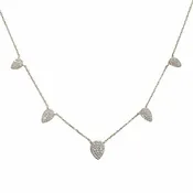 Teardrop Station Necklace