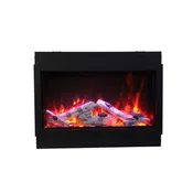 Amantii 40″ Panorama Built-In Extra Tall Indoor / Outdoor Electric Fireplace - BI-40-DEEP-XT