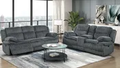 LAND GREY RECLINING SOFA & LOVESEAT — HOME FURNITURE OUTLET