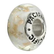 925 Sterling Silver Murano Glass Bead - Brown Sugar