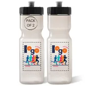 22oz Custom Sports Water Bottles – 2-Pack