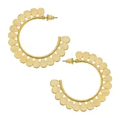 SUSAN SHAW Petal Hoops