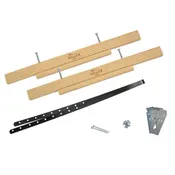 E-Z Undercount Sink Bracket Install Kit, Wood