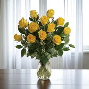 Dozen Yellow Roses