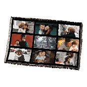 37″ X 56″ 9-panel Full Color Personalized Blanket