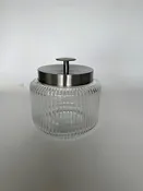 108 OZ RIBBED JAR W/ S/S LID