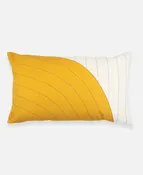 Anchal Curve Lumbar Pillow in Mustard