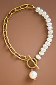 18K Gold Plated Waterproof Stainless Steel Chain Bracelet - 7072