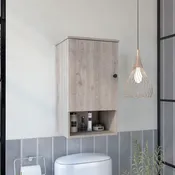 Alaska Medicine Cabinet, With Three Storage Shelves, Single Door Cabinet