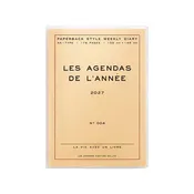 2027 A6 Block Poche Planner - Cream
