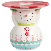 10.5" Snowman Cake Plate  Mixed