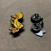 What In The Duck Enamel Pin — Oliver Peck's Anchor Screen Printing  Dallas Texas