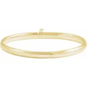 14K Gold Baby Bangle Bracelet