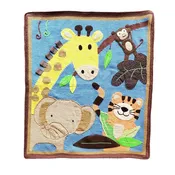 Baby Blanket by ArtWalk - Jungle Mania