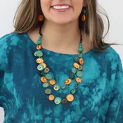 Adria Teal Necklace
