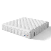 12" Hybrid Mattress, Memory Foam & Pocket Spring Bed, Medium Firm Comfort, Spine Support, Quiet & Breathable - White - King