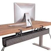 Clamp Mounted Mesh Cable Manager - (38")