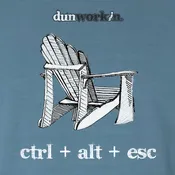 Adirondack Ctrl+Alt+Esc Men's Short Sleeve Tee