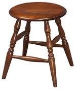 18" Turned Detail Leg Stool