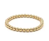 5mm Waterproof 14k Gold Filled Karma Bracelet