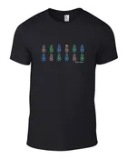 Tartan Apparel Camosnow T-Shirt in Black