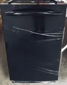 Black GE Profile 18″ Dishwasher