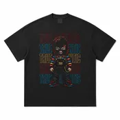 True Authentic Character Ski Mask 305GSM T-Shirt – Black