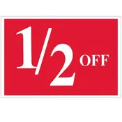 1/2 Off