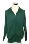 Alpaca Blend Green Cardigan