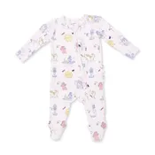 Angel Dear Spa Dogs Ruffle Back Zipper Footie