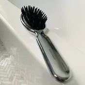 Chrome Metalli Pneumatic Hairbrush
