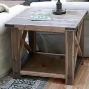 Rustic End Table