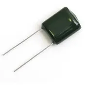 0.0022 µF 100V DC ±10% Mylar Radial Capacitor (Metallized Polyester Film)