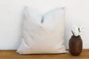 24" Dune Script Moroccan Silk Pillow