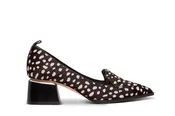 NICHOLAS KIRKWOOD Printed Pony Beya Loafer with Block Heel