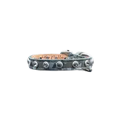 Brie Camouflage Leather Dog Collar with Crystals