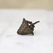 18th Century Silver Flower Basket Charm