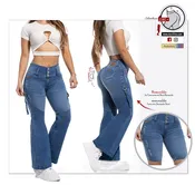 ENE2 Jeans Colombianos | 2 in 1 | Jeans & Bermuda Shorts in One | 90689