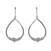 14K Gold Jenny Lake Earrings with Diamond Inverted Tetons