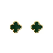 Alahambra Stud Earring Green