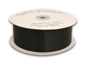 1-1/2 Inch Black Satin Ribbon 50 Yards