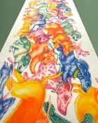 DOGS DOGS DOGS: Risograph by Hannah Scott | ODDITIES PRINTS