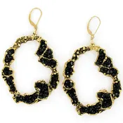 Ariela Black Tourmaline Earrings